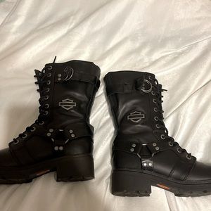 Harley-Davidson boots size 9, new worn once